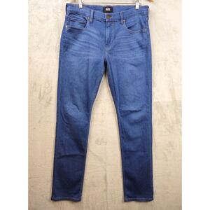 PAIGE Blue Jeans Federal Straight Leg Stretch 5-Pocket Mens 33x32 Denim